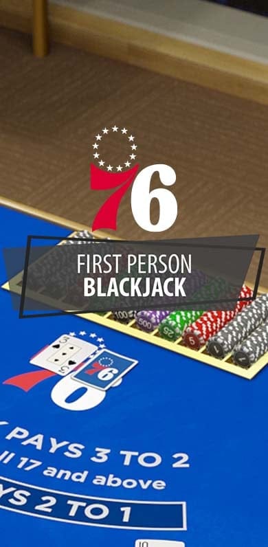 Philadelphia 76ers First Person Blackjack in home_toptable