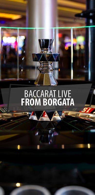 Baccarat Live from Borgata in Featured