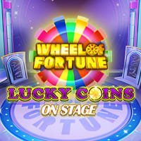 Wheel of Fortune Lucky Coins on Stage in IGT_40KPrizeDrop