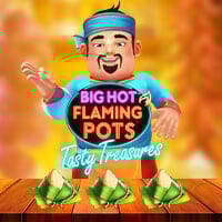 Big Hot Flaming Pots Tasty Treasures in Lunary_NewYear